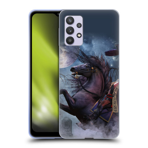 Laurie Prindle Fantasy Horse Sleepy Hollow Warrior Soft Gel Case for Samsung Galaxy A32 5G / M32 5G (2021)