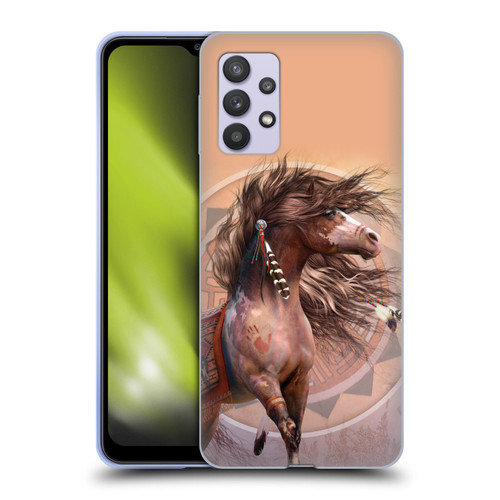 Laurie Prindle Fantasy Horse Spirit Warrior Soft Gel Case for Samsung Galaxy A32 5G / M32 5G (2021)