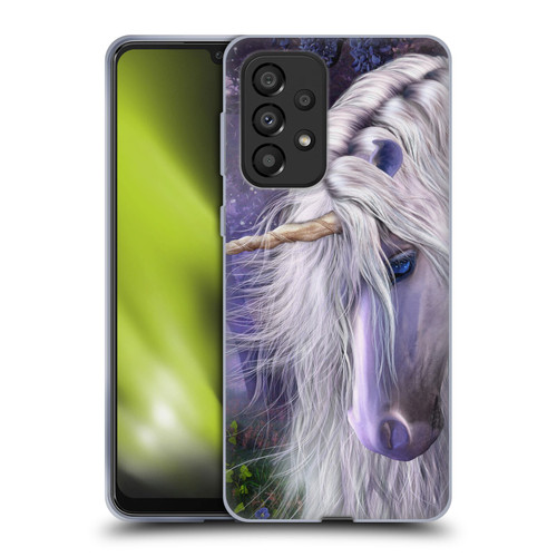 Laurie Prindle Fantasy Horse Moonlight Serenade Unicorn Soft Gel Case for Samsung Galaxy A33 5G (2022)