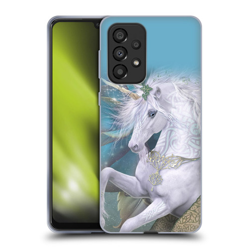 Laurie Prindle Fantasy Horse Kieran Unicorn Soft Gel Case for Samsung Galaxy A33 5G (2022)