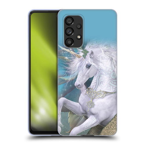 Laurie Prindle Fantasy Horse Kieran Unicorn Soft Gel Case for Samsung Galaxy A53 5G (2022)
