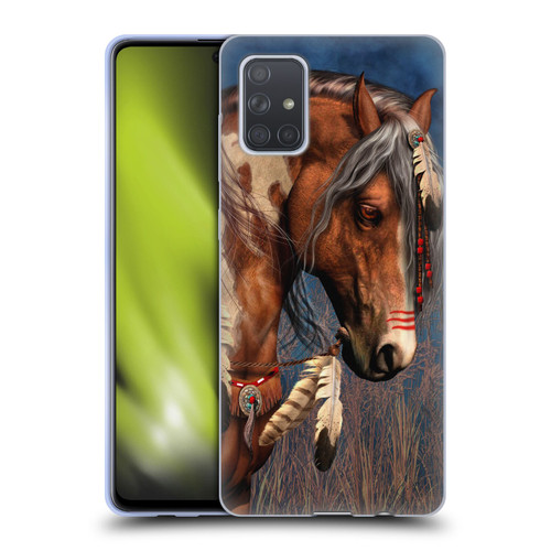Laurie Prindle Fantasy Horse Native American War Pony Soft Gel Case for Samsung Galaxy A71 (2019)