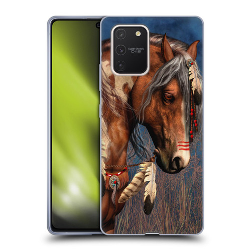Laurie Prindle Fantasy Horse Native American War Pony Soft Gel Case for Samsung Galaxy S10 Lite