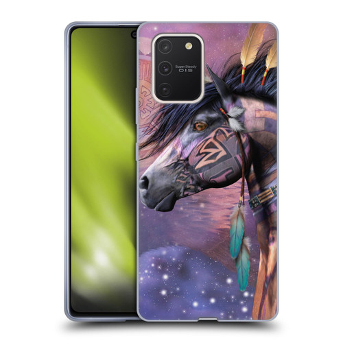 Laurie Prindle Fantasy Horse Native American Shaman Soft Gel Case for Samsung Galaxy S10 Lite
