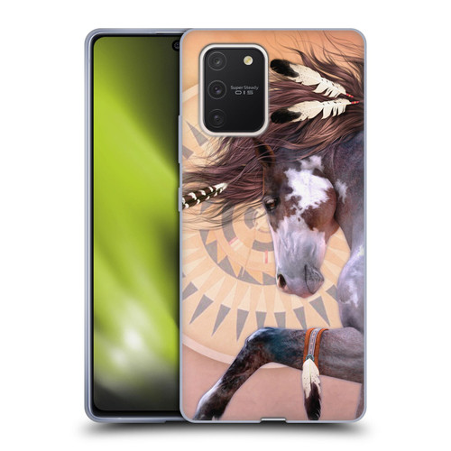 Laurie Prindle Fantasy Horse Native Spirit Soft Gel Case for Samsung Galaxy S10 Lite