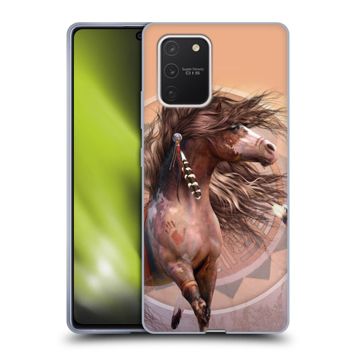 Laurie Prindle Fantasy Horse Spirit Warrior Soft Gel Case for Samsung Galaxy S10 Lite