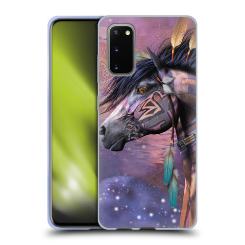 Laurie Prindle Fantasy Horse Native American Shaman Soft Gel Case for Samsung Galaxy S20 / S20 5G