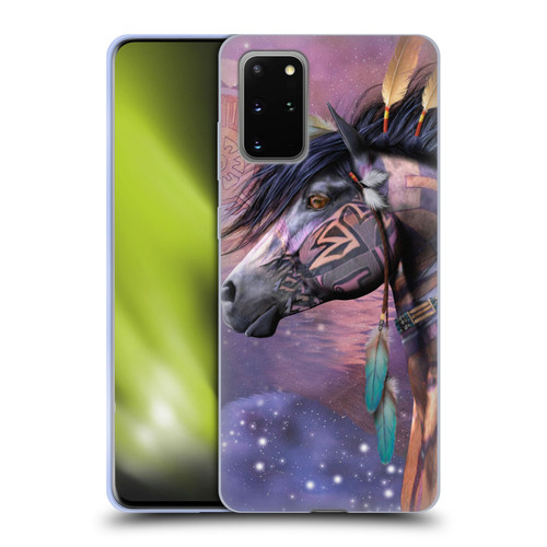 Laurie Prindle Fantasy Horse Native American Shaman Soft Gel Case for Samsung Galaxy S20+ / S20+ 5G