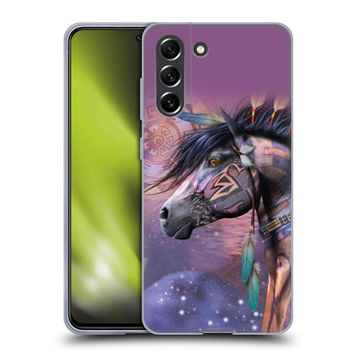 Laurie Prindle Fantasy Horse Native American Shaman Soft Gel Case for Samsung Galaxy S21 FE 5G