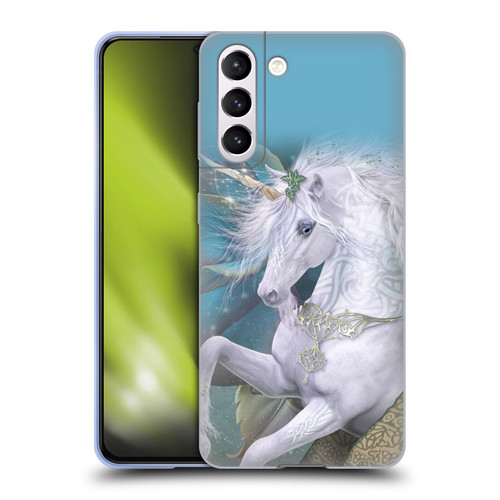 Laurie Prindle Fantasy Horse Kieran Unicorn Soft Gel Case for Samsung Galaxy S21 5G