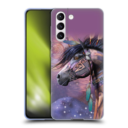 Laurie Prindle Fantasy Horse Native American Shaman Soft Gel Case for Samsung Galaxy S21 5G