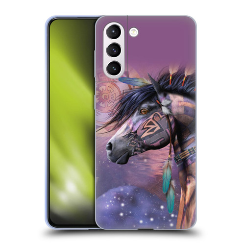 Laurie Prindle Fantasy Horse Native American Shaman Soft Gel Case for Samsung Galaxy S21+ 5G