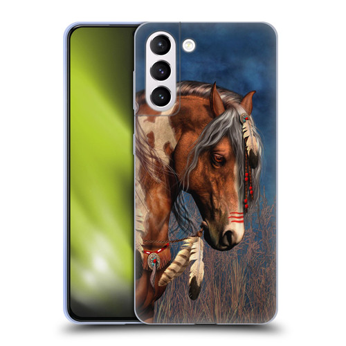 Laurie Prindle Fantasy Horse Native American War Pony Soft Gel Case for Samsung Galaxy S21+ 5G