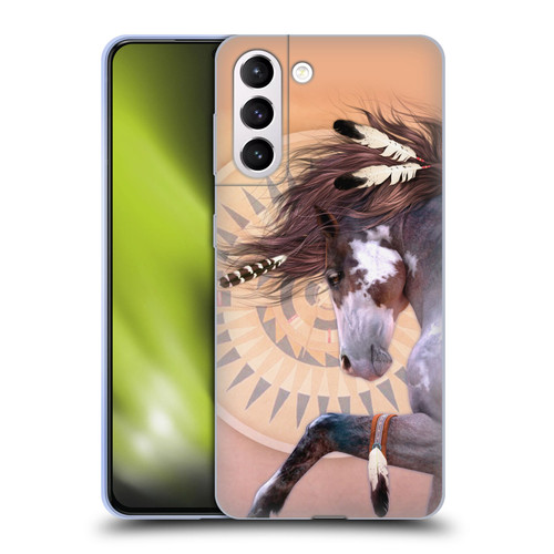 Laurie Prindle Fantasy Horse Native Spirit Soft Gel Case for Samsung Galaxy S21+ 5G