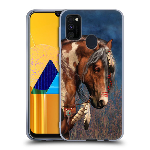 Laurie Prindle Fantasy Horse Native American War Pony Soft Gel Case for Samsung Galaxy M30s (2019)/M21 (2020)