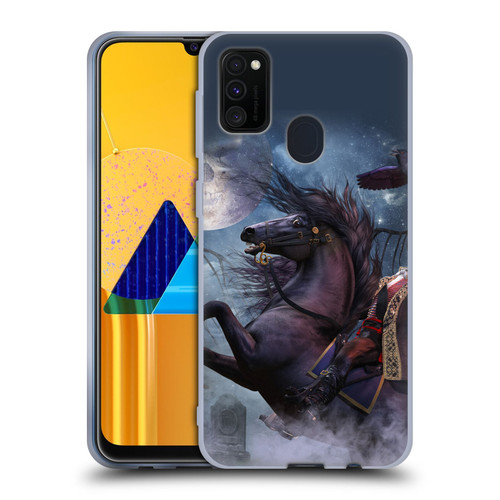 Laurie Prindle Fantasy Horse Sleepy Hollow Warrior Soft Gel Case for Samsung Galaxy M30s (2019)/M21 (2020)