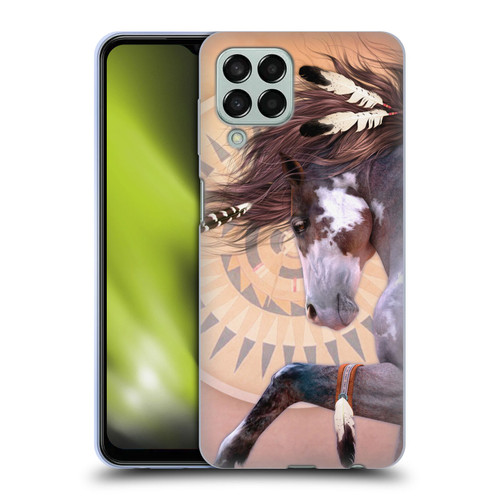 Laurie Prindle Fantasy Horse Native Spirit Soft Gel Case for Samsung Galaxy M33 (2022)