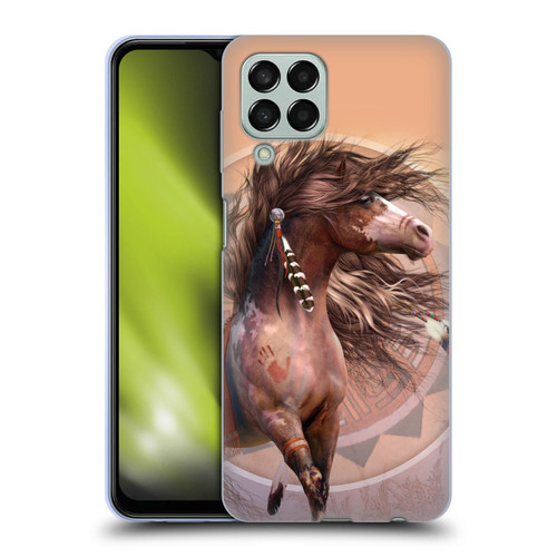 Laurie Prindle Fantasy Horse Spirit Warrior Soft Gel Case for Samsung Galaxy M33 (2022)