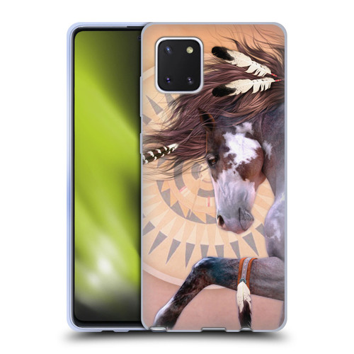 Laurie Prindle Fantasy Horse Native Spirit Soft Gel Case for Samsung Galaxy Note10 Lite