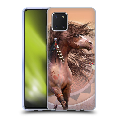 Laurie Prindle Fantasy Horse Spirit Warrior Soft Gel Case for Samsung Galaxy Note10 Lite