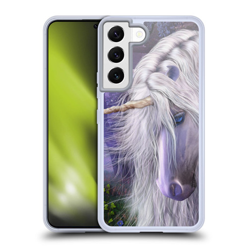 Laurie Prindle Fantasy Horse Moonlight Serenade Unicorn Soft Gel Case for Samsung Galaxy S22 5G