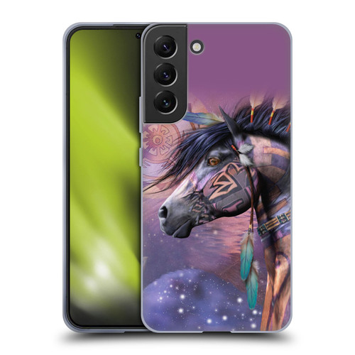 Laurie Prindle Fantasy Horse Native American Shaman Soft Gel Case for Samsung Galaxy S22+ 5G