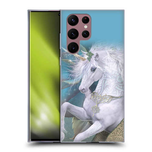 Laurie Prindle Fantasy Horse Kieran Unicorn Soft Gel Case for Samsung Galaxy S22 Ultra 5G