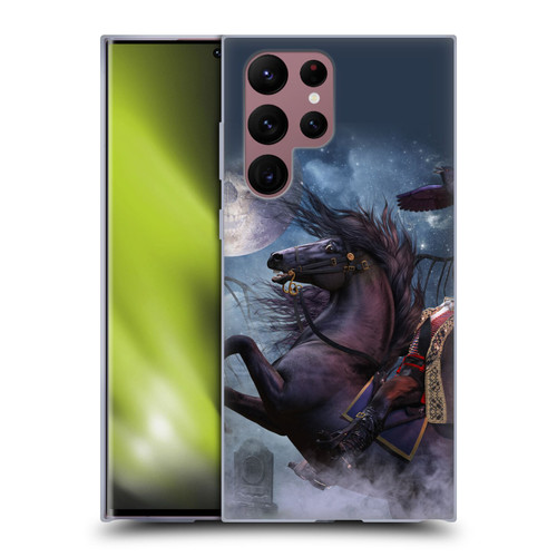 Laurie Prindle Fantasy Horse Sleepy Hollow Warrior Soft Gel Case for Samsung Galaxy S22 Ultra 5G