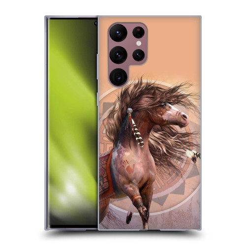 Laurie Prindle Fantasy Horse Spirit Warrior Soft Gel Case for Samsung Galaxy S22 Ultra 5G