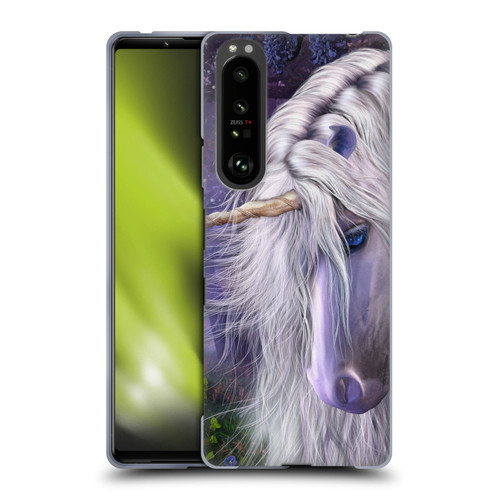 Laurie Prindle Fantasy Horse Moonlight Serenade Unicorn Soft Gel Case for Sony Xperia 1 III