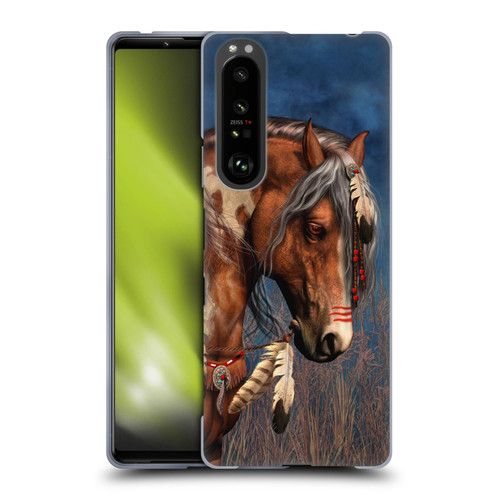 Laurie Prindle Fantasy Horse Native American War Pony Soft Gel Case for Sony Xperia 1 III