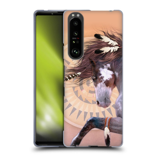 Laurie Prindle Fantasy Horse Native Spirit Soft Gel Case for Sony Xperia 1 III
