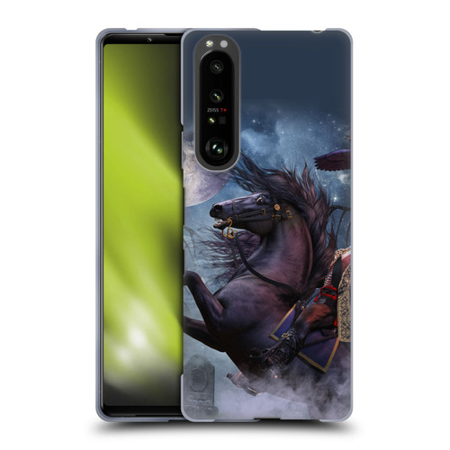 Laurie Prindle Fantasy Horse Sleepy Hollow Warrior Soft Gel Case for Sony Xperia 1 III