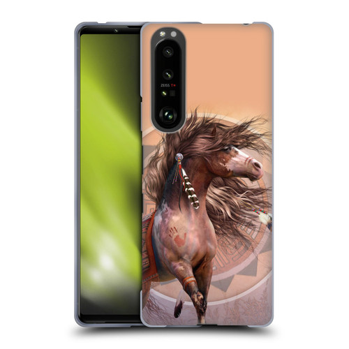 Laurie Prindle Fantasy Horse Spirit Warrior Soft Gel Case for Sony Xperia 1 III