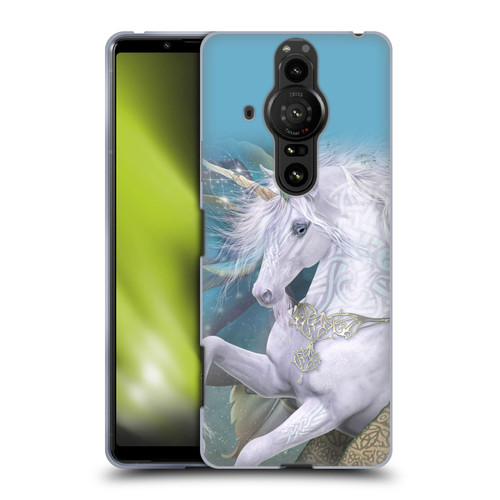 Laurie Prindle Fantasy Horse Kieran Unicorn Soft Gel Case for Sony Xperia Pro-I