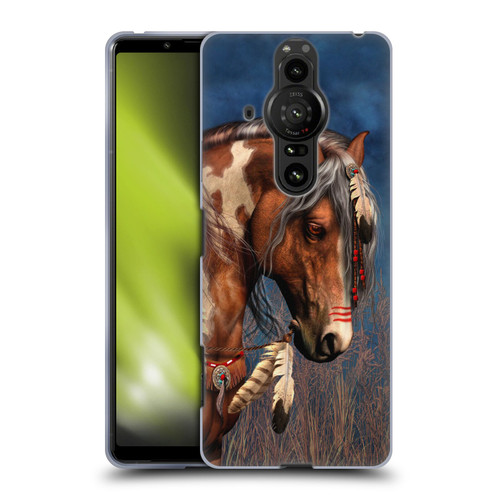 Laurie Prindle Fantasy Horse Native American War Pony Soft Gel Case for Sony Xperia Pro-I