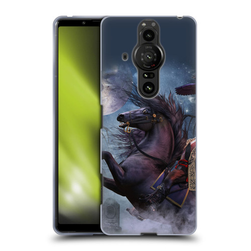 Laurie Prindle Fantasy Horse Sleepy Hollow Warrior Soft Gel Case for Sony Xperia Pro-I