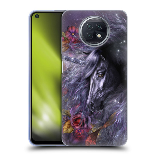 Laurie Prindle Fantasy Horse Blue Rose Unicorn Soft Gel Case for Xiaomi Redmi Note 9T 5G