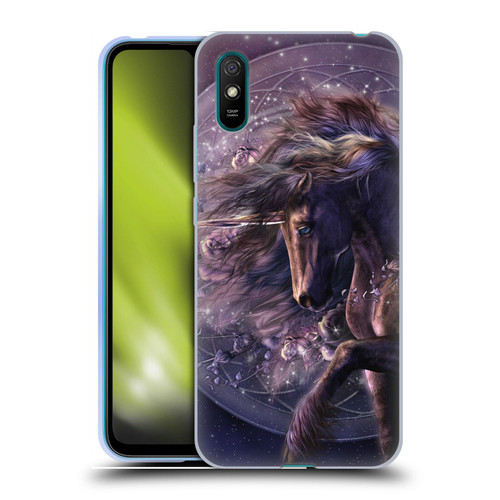Laurie Prindle Fantasy Horse Chimera Black Rose Unicorn Soft Gel Case for Xiaomi Redmi 9A / Redmi 9AT