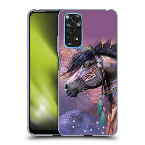 Laurie Prindle Fantasy Horse Native American Shaman Soft Gel Case for Xiaomi Redmi Note 11 / Redmi Note 11S