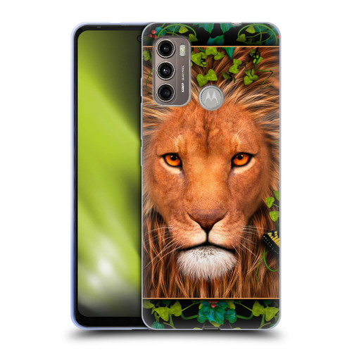 Laurie Prindle Lion Return Of The King Soft Gel Case for Motorola Moto G60 / Moto G40 Fusion