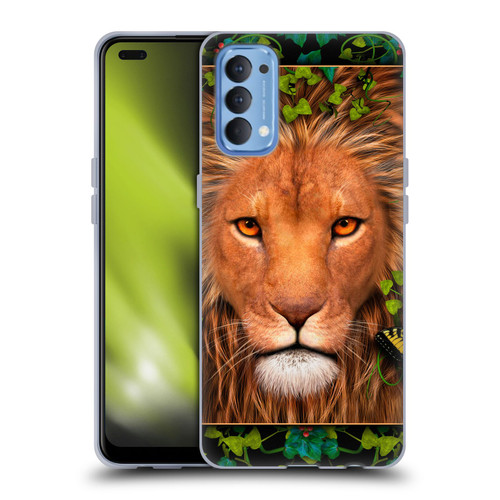 Laurie Prindle Lion Return Of The King Soft Gel Case for OPPO Reno 4 5G