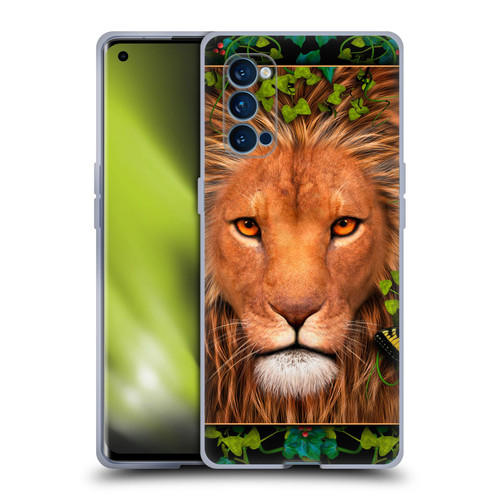 Laurie Prindle Lion Return Of The King Soft Gel Case for OPPO Reno 4 Pro 5G