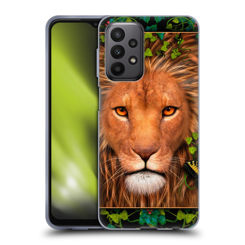 Laurie Prindle Lion Return Of The King Soft Gel Case for Samsung Galaxy A23 / 5G (2022)