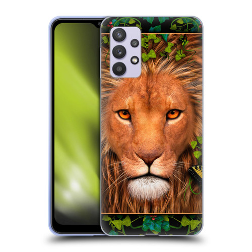Laurie Prindle Lion Return Of The King Soft Gel Case for Samsung Galaxy A32 5G / M32 5G (2021)