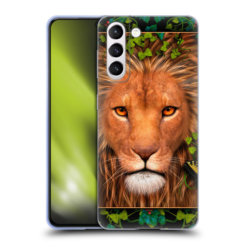 Laurie Prindle Lion Return Of The King Soft Gel Case for Samsung Galaxy S21 5G