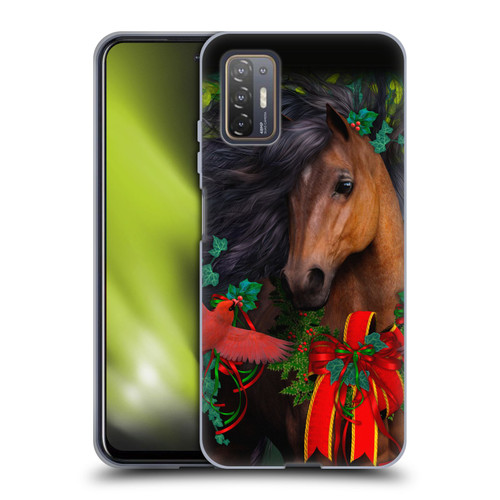 Laurie Prindle Western Stallion A Morgan Christmas Soft Gel Case for HTC Desire 21 Pro 5G