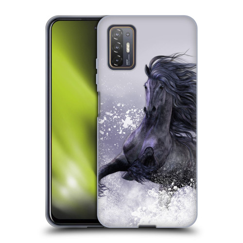 Laurie Prindle Western Stallion Winter Thunder Soft Gel Case for HTC Desire 21 Pro 5G