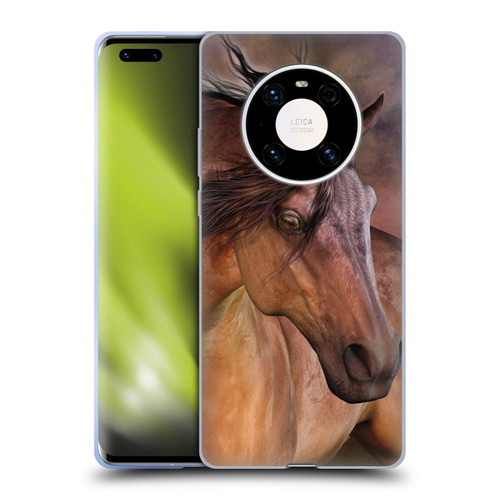 Laurie Prindle Western Stallion Belleze Fiero Soft Gel Case for Huawei Mate 40 Pro 5G