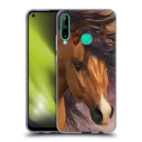 Laurie Prindle Western Stallion Flash Soft Gel Case for Huawei P40 lite E